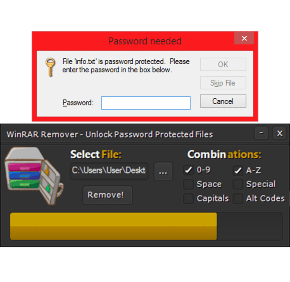 winrar password remover rar download